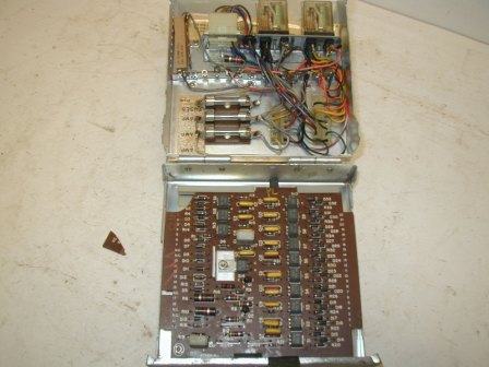 Rock Ola 456 Jukebox Fuse And Relay Box (Corner Of PCB Broken) (Item #26) (Image 2)